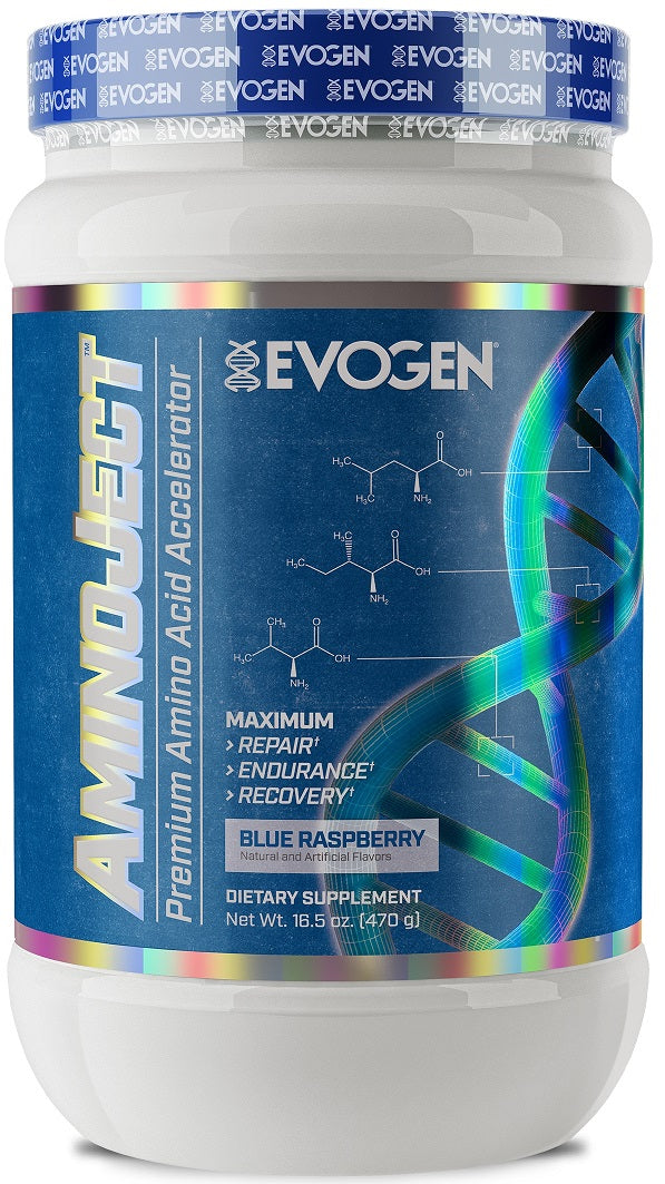AminoJect, Blue Raspberry - 470 grams