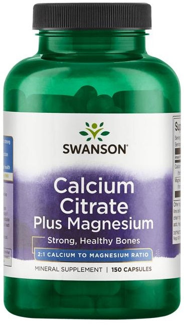 Calcium Citrate Plus Magnesium - 150 caps