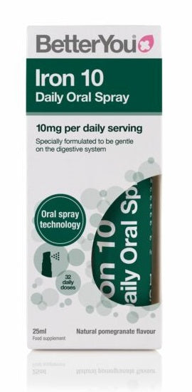 Iron ( Eisen ) 10 Daily Oral Spray (10mg), Pomegranate - 25 ml.