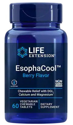 EsophaCool, Berry Flavor - 60 vegetarian chewable tabs