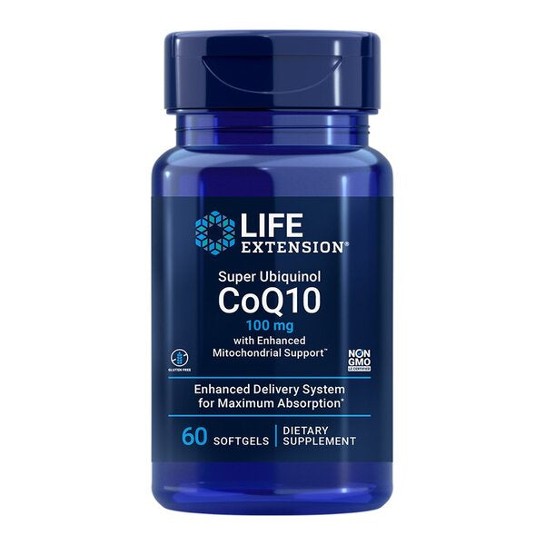 Super Ubiquinol CoQ10 with Enhanced Mitochondrial Support, 100mg - 60 softgels