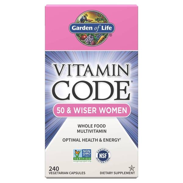 Vitamin Code 50 & Wiser Women – 240 Kapseln