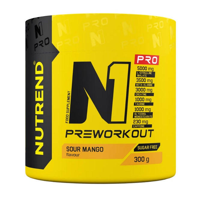 N1 Pro Pre-Workout, Sour Mango - 300 grams