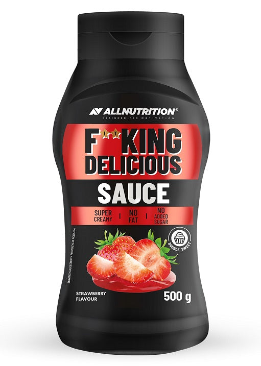 Fitking Delicious Sauce, Strawberry - 500 grams