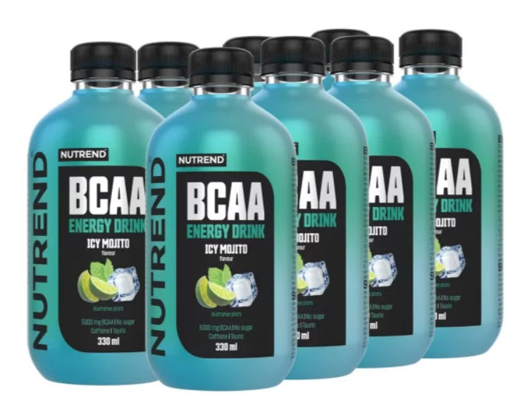 BCAA Energy Drink, Icy Mojito - 8 x 330 ml.