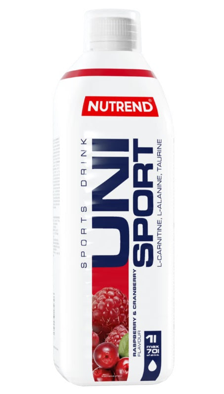 Unisport, Raspberry & Cranberry - 1000 ml.