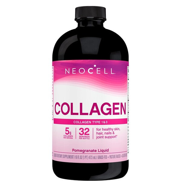 Collagen Type 1&3 Liquid, Pomegranate - 473 ml.