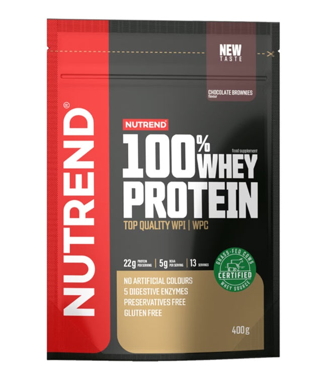 100% Whey Protein, Chocolate Brownies - 400 grams
