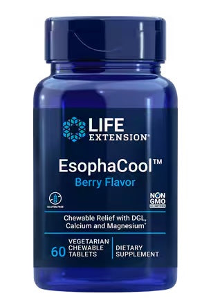 EsophaCool, Berry - 60 vegetarian chewable tabs