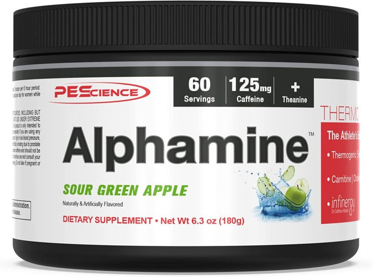 Alphamine, Sour Green Apple - 180 grams