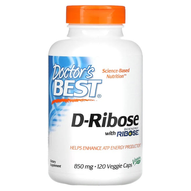 D-Ribose with BioEnergy Ribose, 850mg - 120 vcaps