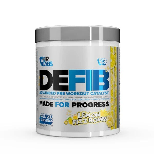 Defib V3 - Advanced Pre Workout Catalyst, Lemon Fizz Bombs - 440 grams