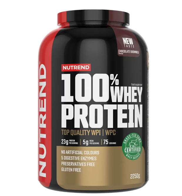 100% Whey Protein, Chocolate Brownies - 2250 grams