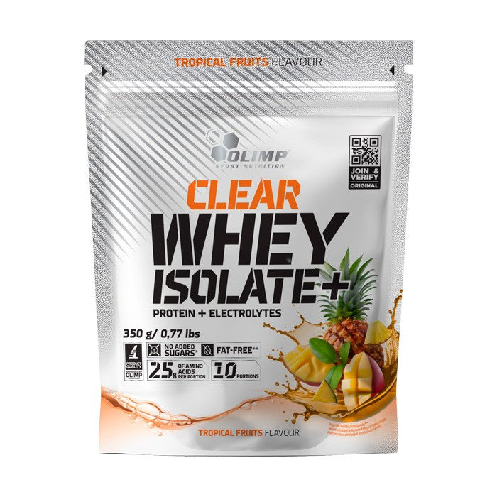 Clear Whey Isolate+, Tropical Fruits - 350 grams