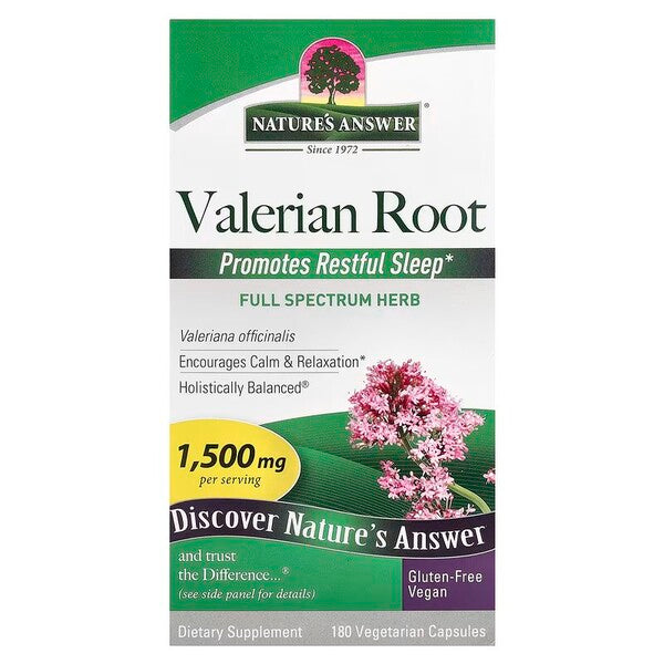 Valerian Root, Capsules - 180 vcaps