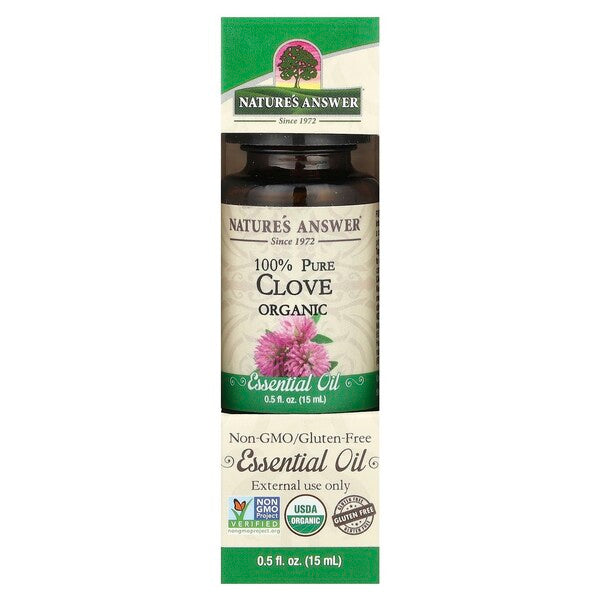 100% Pure Clove Essential Oil - 15 ml.
