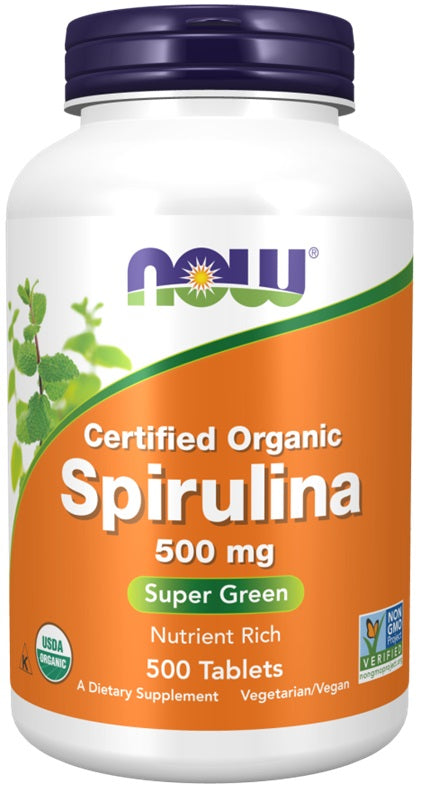 Spirulina, 500mg - 500 tablets