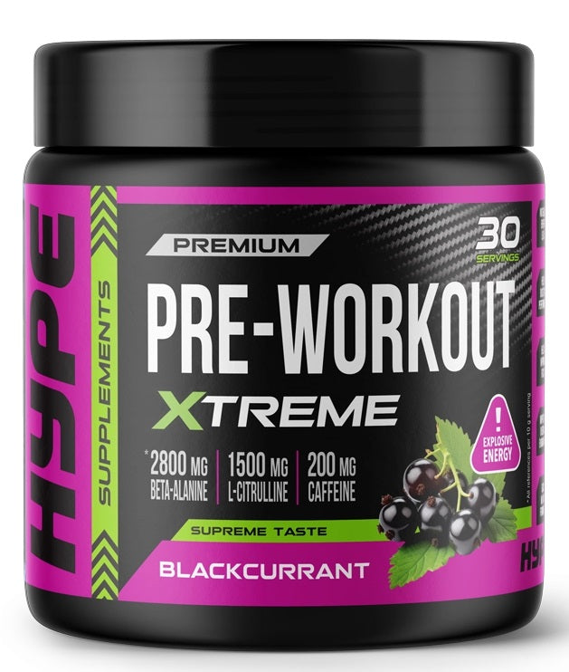 Pre-Workout Xtreme, Blackcurrant - 300 grams