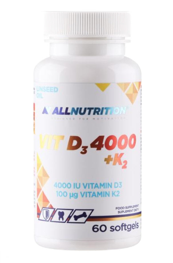 Vit D3 4000 + K2 - 60 softgels