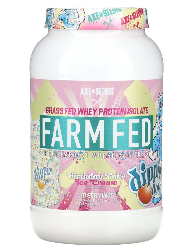 Farm Fed, Dippin' Dots Birthday Cake Ice Cream - 930 grams