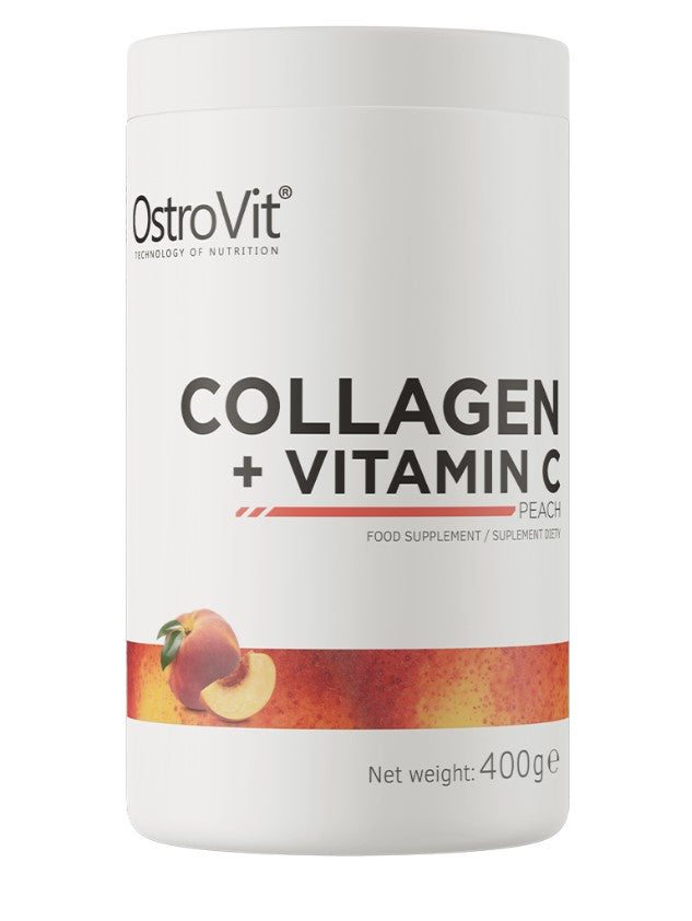 Collagen + Vitamin C, Peach - 400 grams