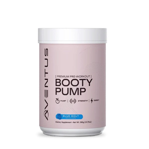 Booty Pump - Premium Pre-Workout, Blue Bolt - 390 grams