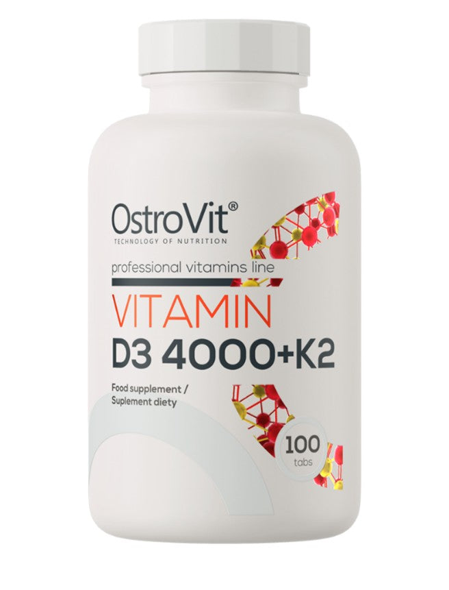 Vitamin D3 4000 + K2 - 100 tablets
