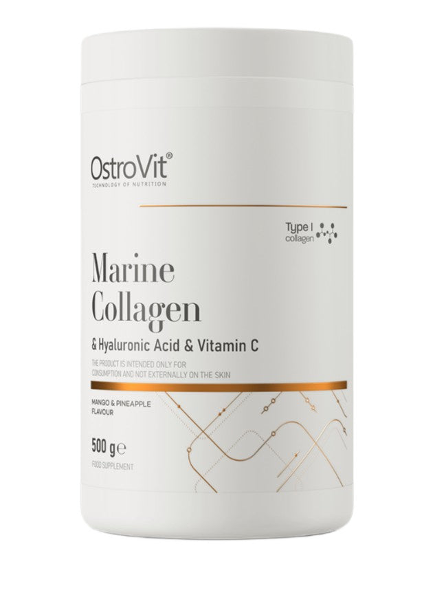 Marine Collagen & Hyaluronic Acid & Vitamin C, Mango & Pineapple - 500 grams