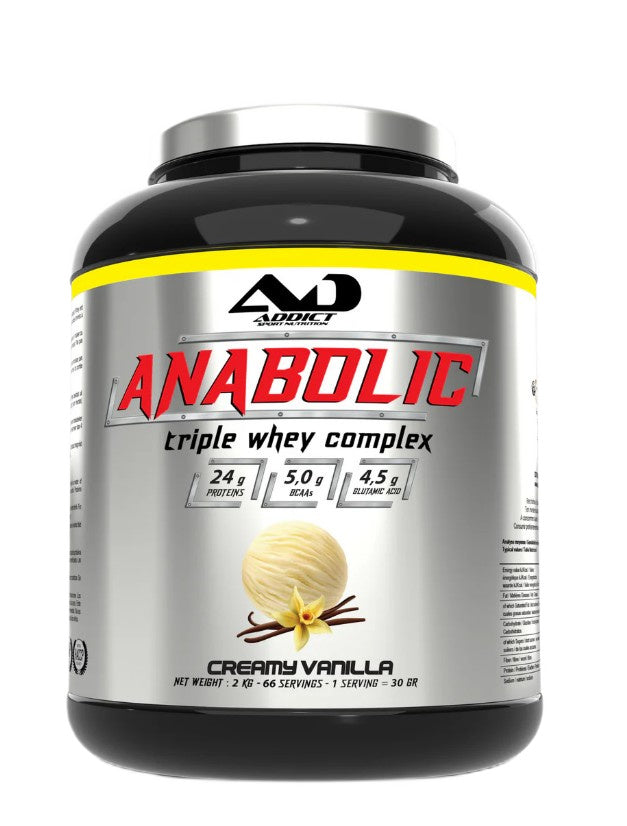 Anabolic Triple Whey Complex, Creamy Vanilla - 2000 grams