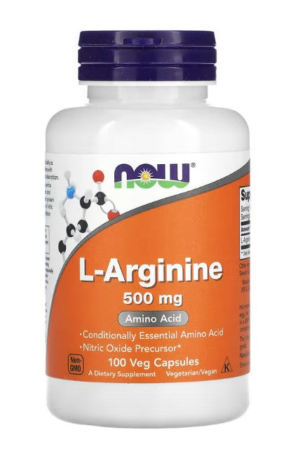 L-Arginine, 500mg - 100 caps