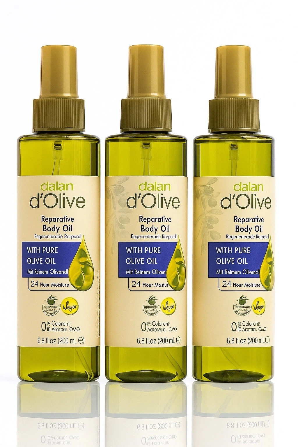 Dalan D'Olive Körper- und Massageöl 3 x 200 ml