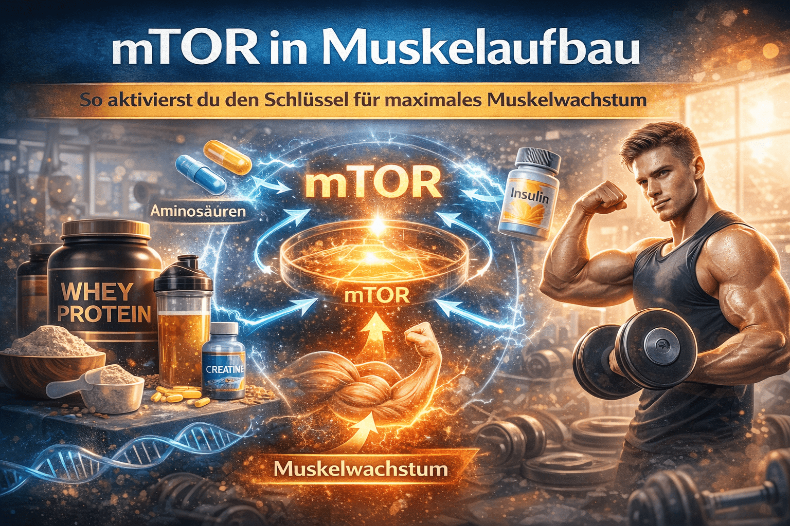 Mtor in Muskelaufbau – So aktivierst du den Schlüssel für maximales Muskelwachstum - VitaeSupps