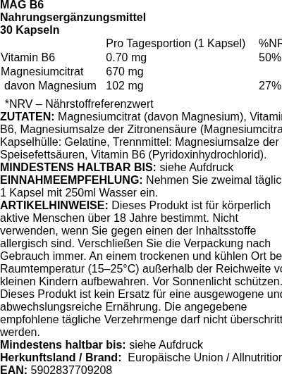Produktetikett