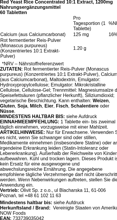 Produktetikett