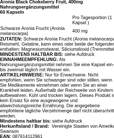 Produktetikett