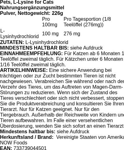 Produktetikett