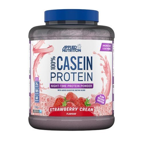 100% Casein Protein, Strawberry Cream (EAN ) - 1800 grams - VitaeSupps