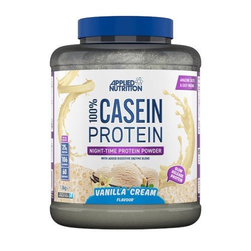100% Casein Protein, Vanilla - 1800 grams - VitaeSupps