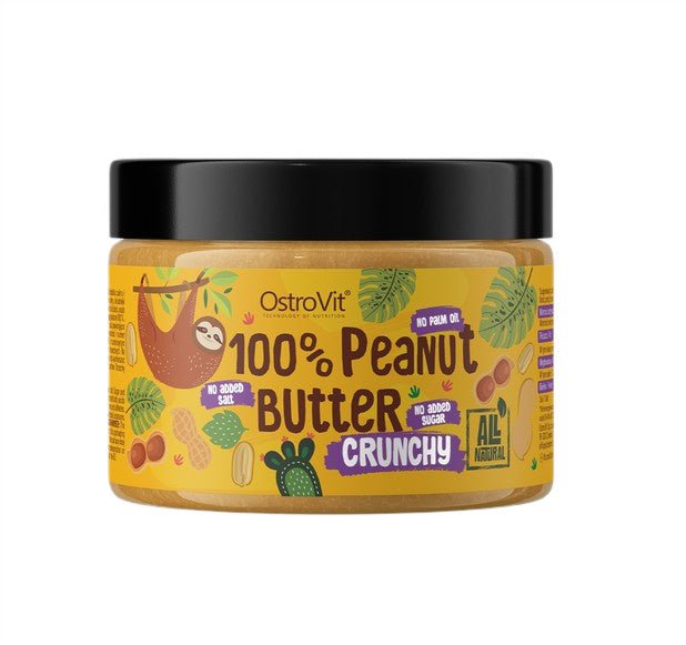 100% Peanut Butter, Crunchy - 500 grams - VitaeSupps