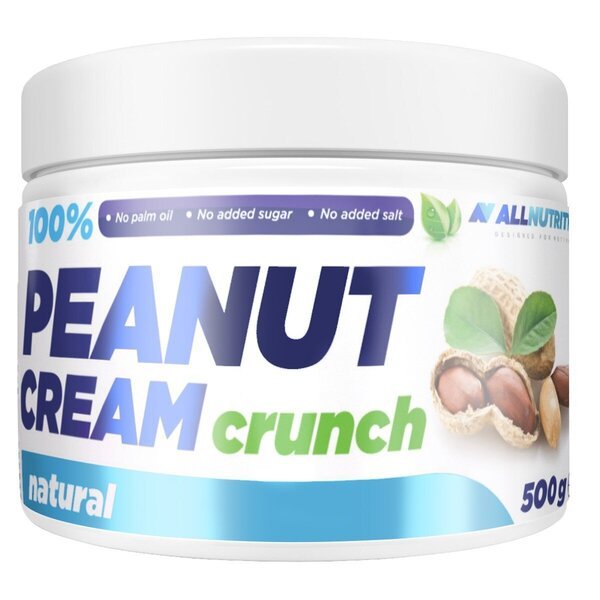 100% Peanut Cream, Crunch - 500 grams - VitaeSupps