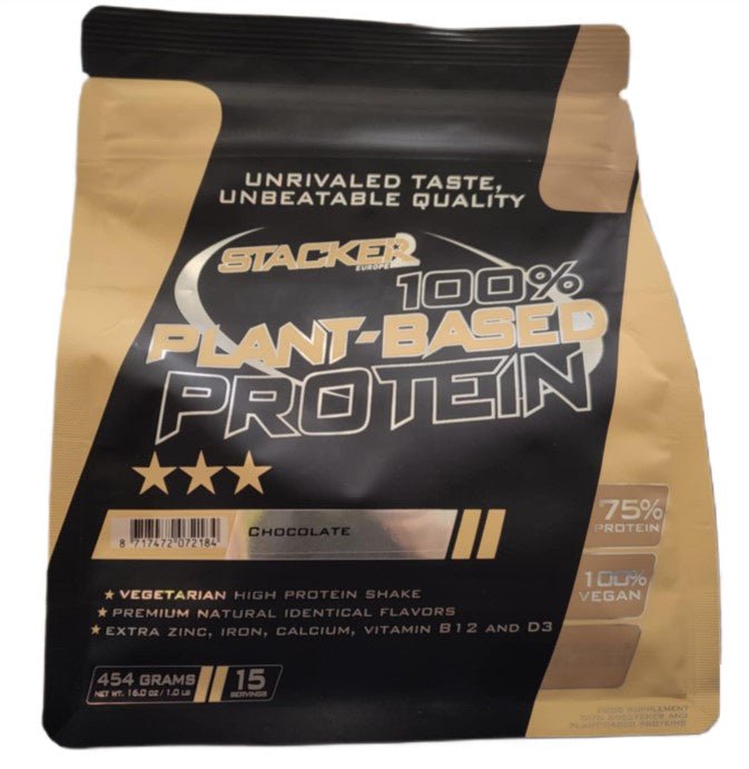 100% Plant Based Protein, Chocolate - 454 grams - VitaeSupps
