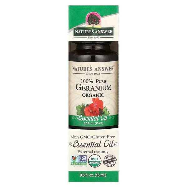 100% Pure Geranium Essential Oil - 15 ml. - VitaeSupps