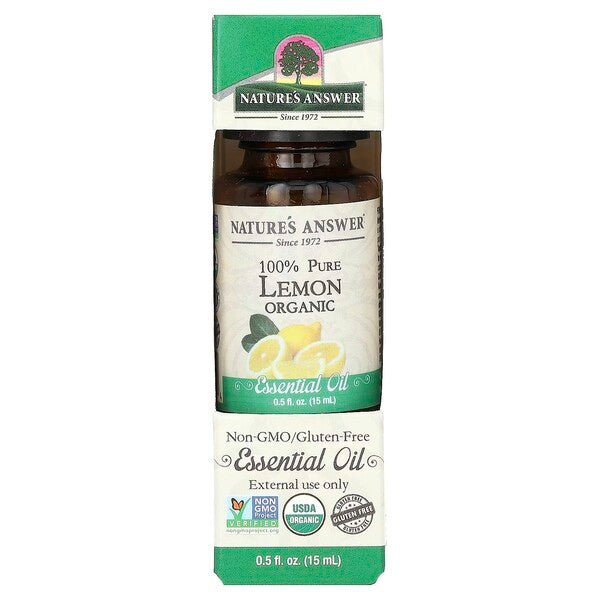 100% Pure Lemon Essential Oil - 15 ml. - VitaeSupps