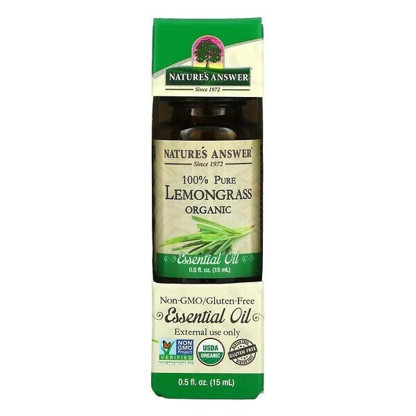 100% Pure Lemongrass Essential Oil - 15 ml. - VitaeSupps