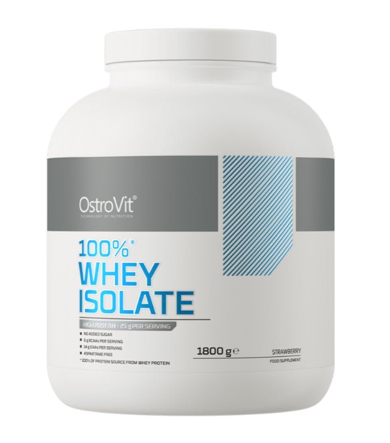 100% Whey Isolate, Strawberry - 1800 grams - VitaeSupps