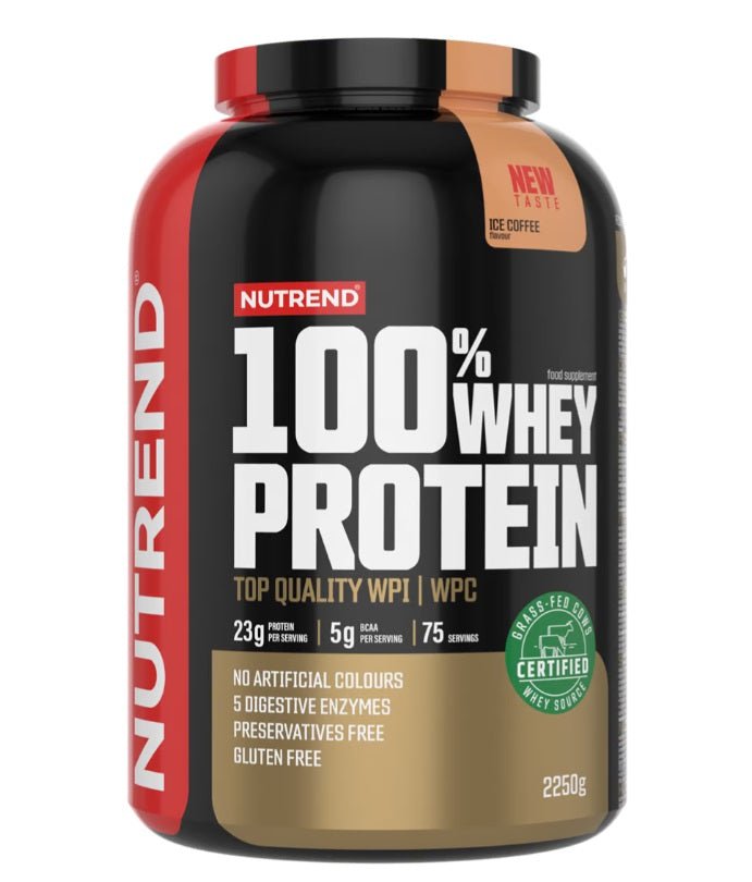 100% Whey Protein, Ice Coffee - 2250 grams - VitaeSupps
