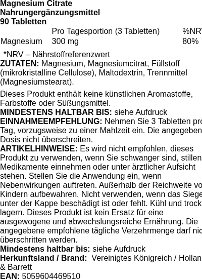 Produktetikett