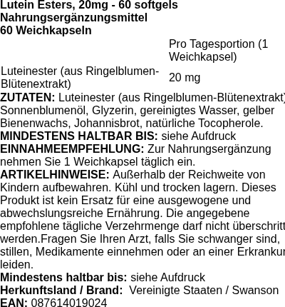 Produktetikett