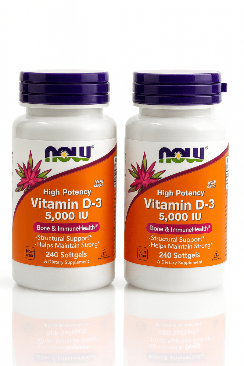 2 x Vitamin D - 3, 5000 IU - 240 softgels - VitaeSupps