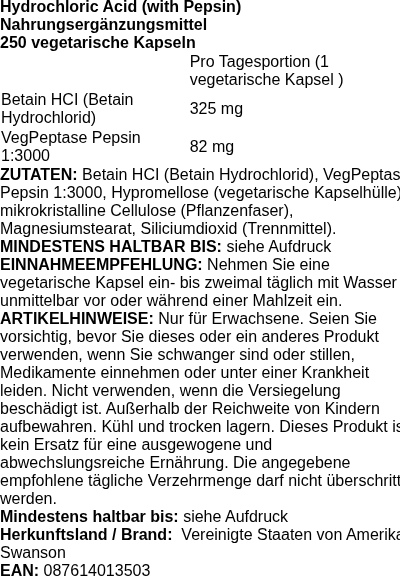 Produktetikett